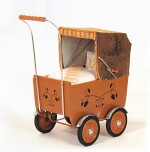 Holzwagen f&uuml;r Puppen