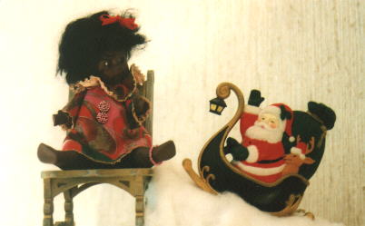 Eine kleine schwarze Kestner Hilda ... und der Weihnachtsmann