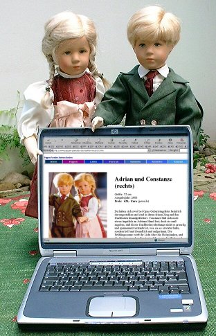 Adrian und Constanze, 52 cm, von Käthe Kruse