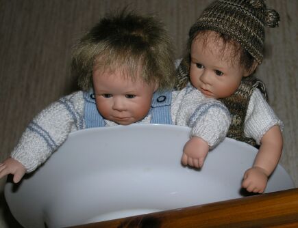 Ned (links) und Ayoka (rechts) von Wiltrud Stein