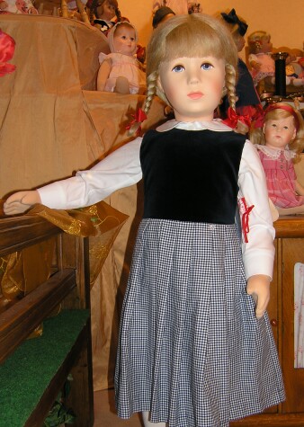 Käthe Kruse Schaufensterpuppe Mimerle